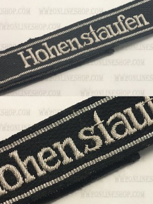Replica of 9SS Panzer Division Hohen Staufen Officer Cuff Title (Other Insignia) for Sale (by ww2onlineshop.com)